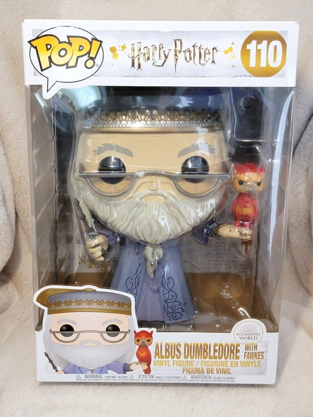 Funko Pop! Harry Potter Albus Dumbledore with Fawkes 110 Jumbo Size MIB